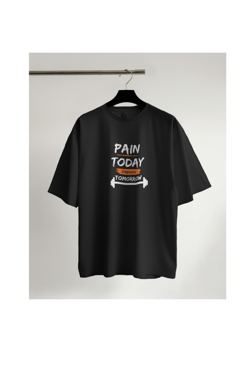 Workout motivation T-Shirt Design pinterest preview image.