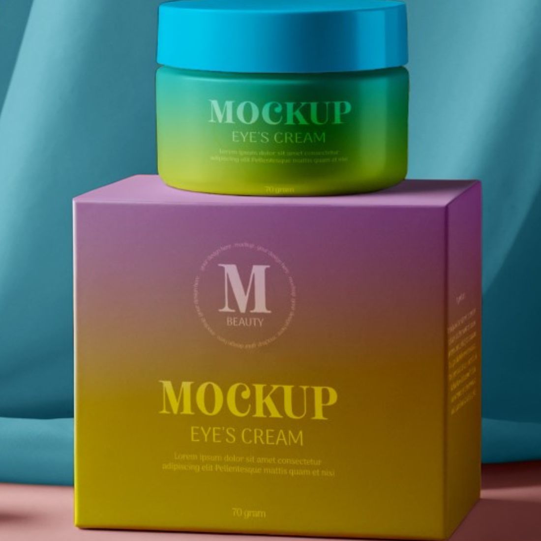 Branding Cosmetic Mockup preview image.