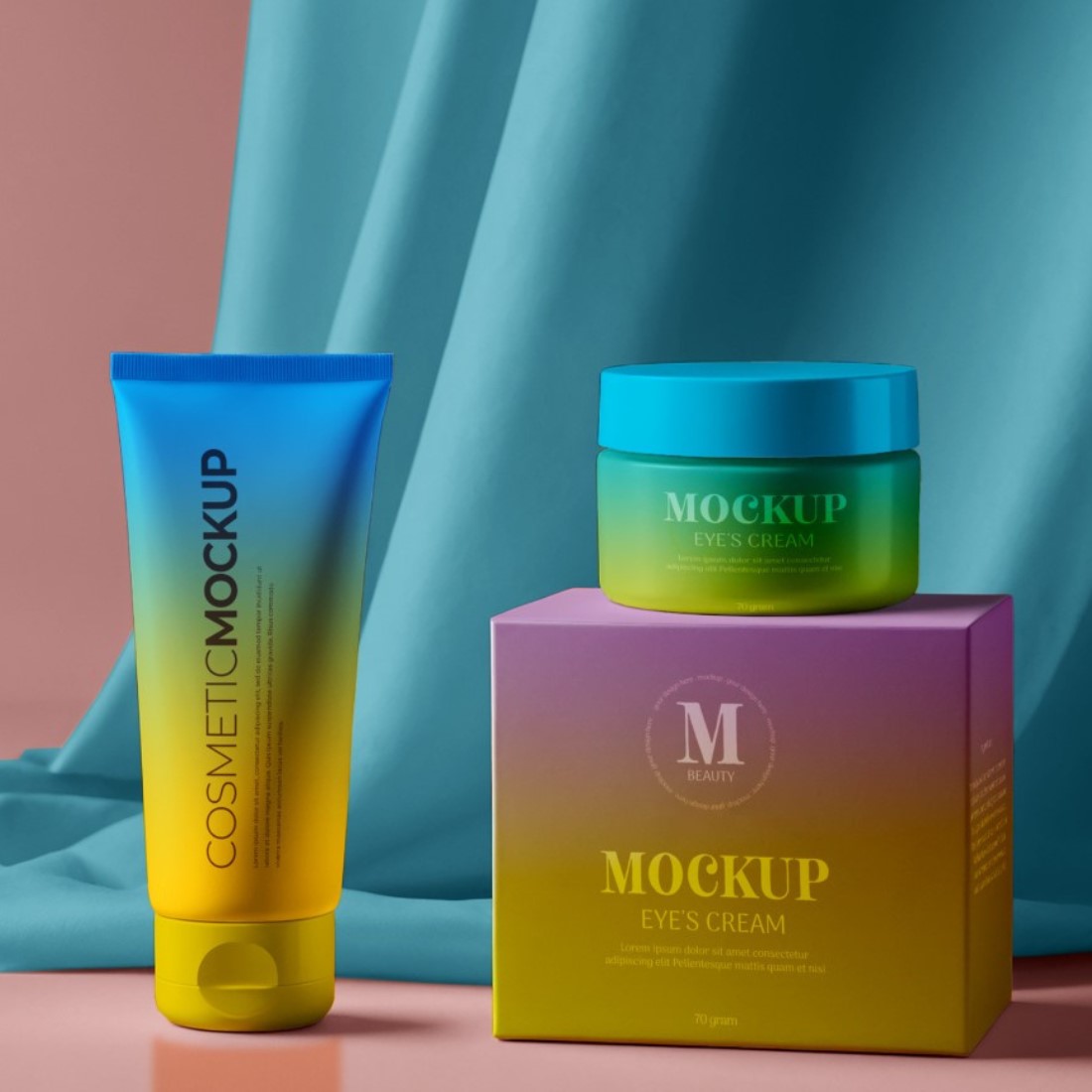 Branding Cosmetic Mockup cover image.