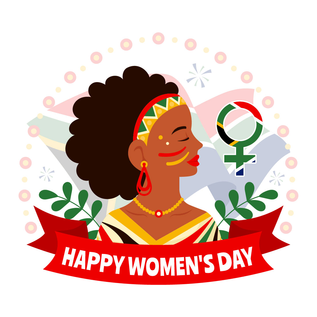 12 Women's Day in South Africa Illustration preview image.