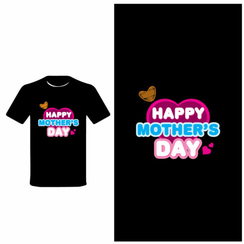 Happy Mother's Day T-shirt design 2024 cover image.