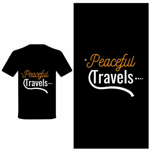 Peaceful Travels T-shirt design 2024 cover image.