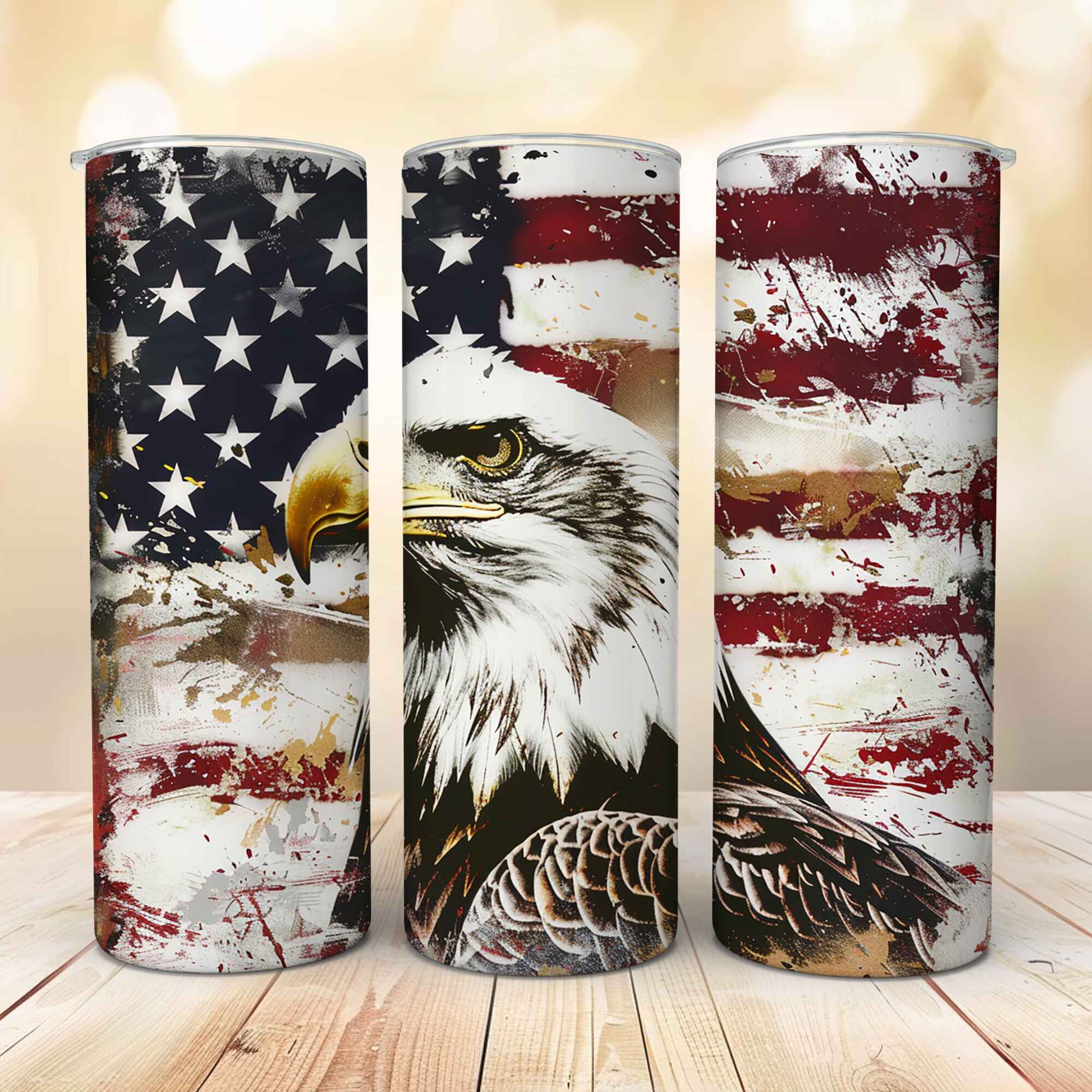 4th of July | Tumbler Wrap Design preview image.