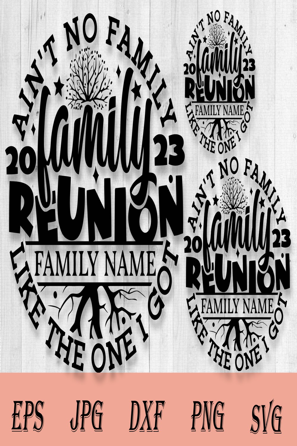 Family Reunion Tree SVG, Our Roots Run Deep SVG,Family Reunion SVG,Family Reunion Shirt Design,Family Reunion Tree 2023, Reunion Tree 2024 pinterest preview image.