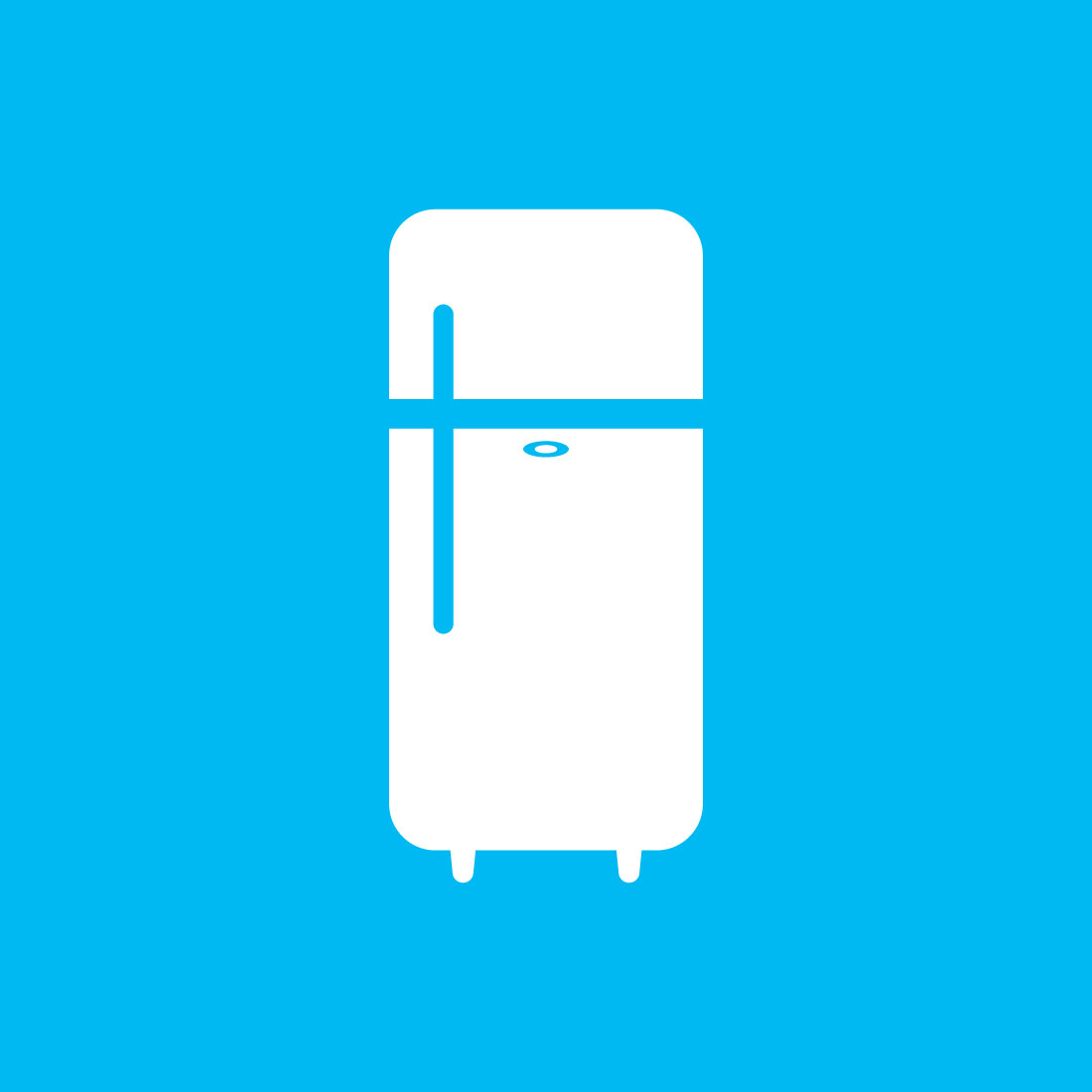 Refrigerator Logo Design, Vector design template preview image.