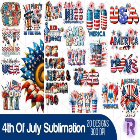 4th of July Sublimation Bundle Mega Bundle 4th Of July cover image.