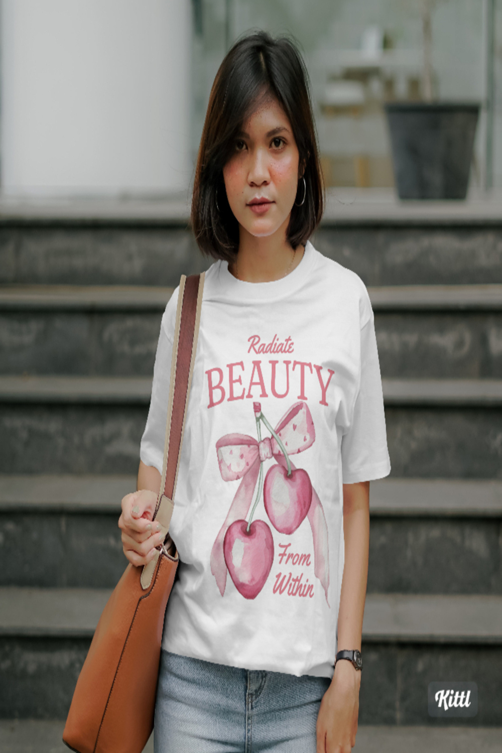 A t shirt for girls and woman pinterest preview image.