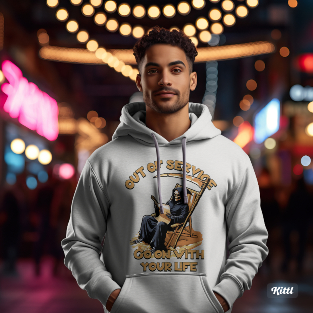 A hoodie for man preview image.