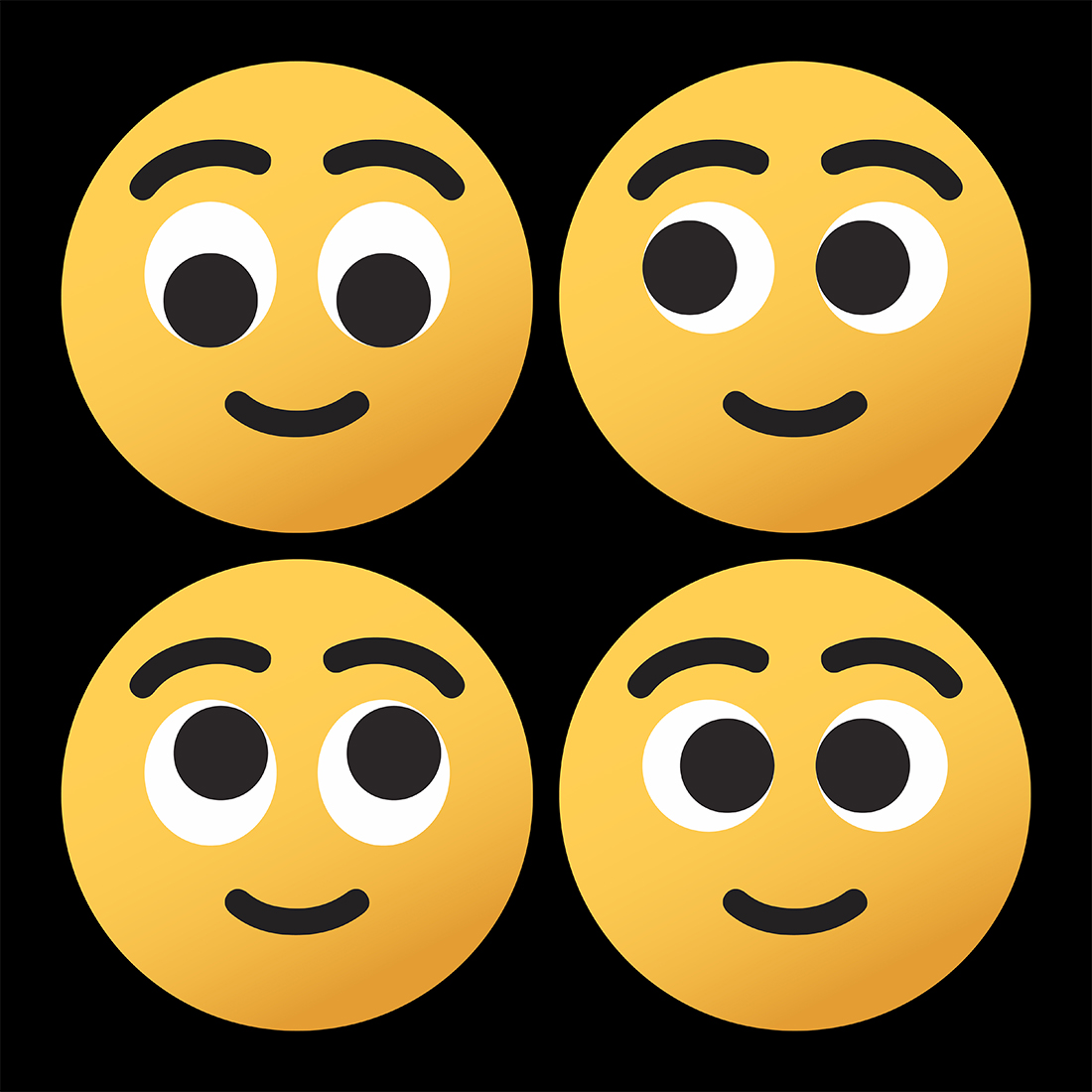 emoticon cute yellow emojis cover image.