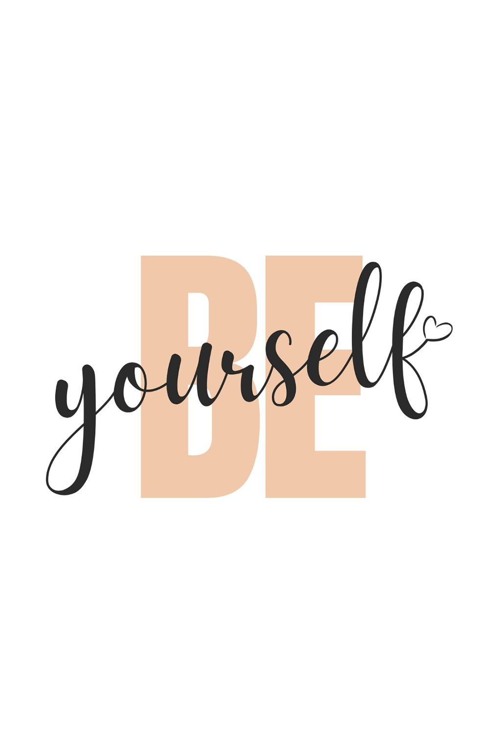 Be Yourself Design SVG, PNG pinterest preview image.