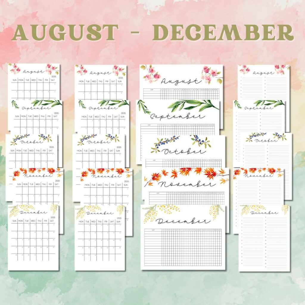 2025 Calendar Template - Editable on Canva - MasterBundles