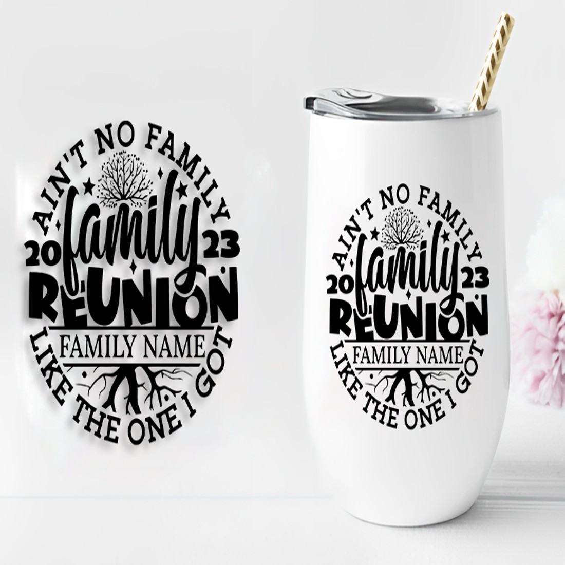 Family Reunion Tree SVG, Our Roots Run Deep SVG,Family Reunion SVG,Family Reunion Shirt Design,Family Reunion Tree 2023, Reunion Tree 2024 preview image.