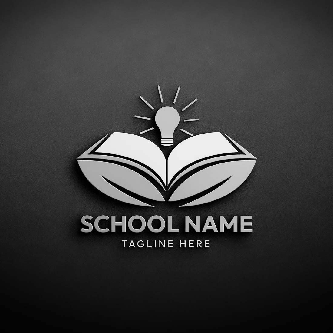 Education Logo Design | School Logo | 100% Editable Illustrator Logos preview image.