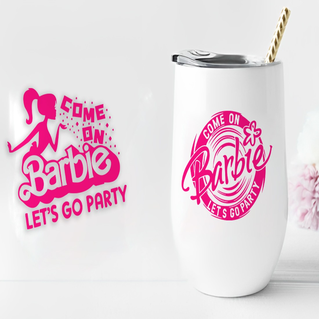 Come on Barb Let’s Go Party SVG PNG, Digital Download, Barb Logo svg png pdf jpg eps dfx, Cricut File preview image.