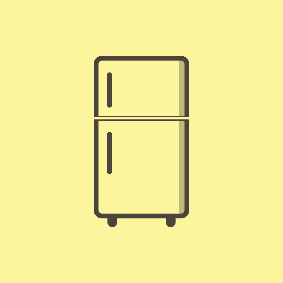 Refrigerator Logo Design, Vector design template preview image.