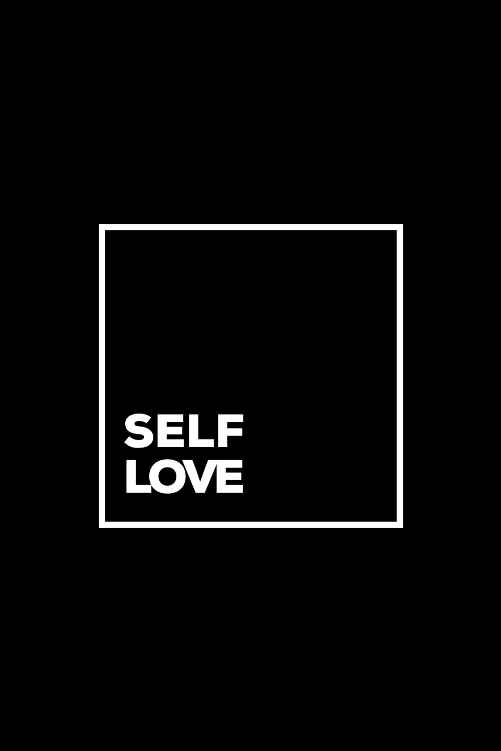 Self Love Design SVG, PNG pinterest preview image.