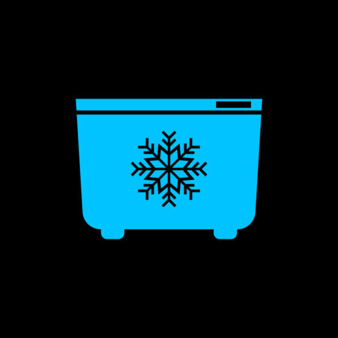 Refrigerator Logo Design, Vector design template cover image.