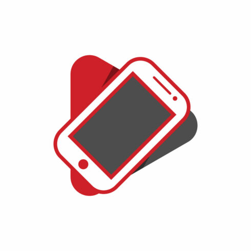 Modern Mobile Phone logo design, Vector design template cover image.