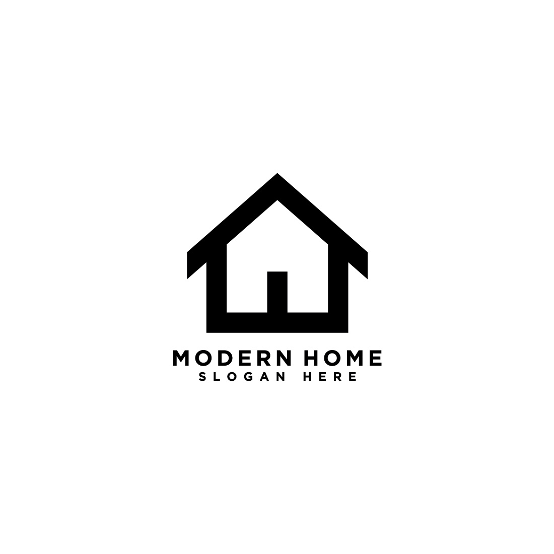 home logo vector preview image.