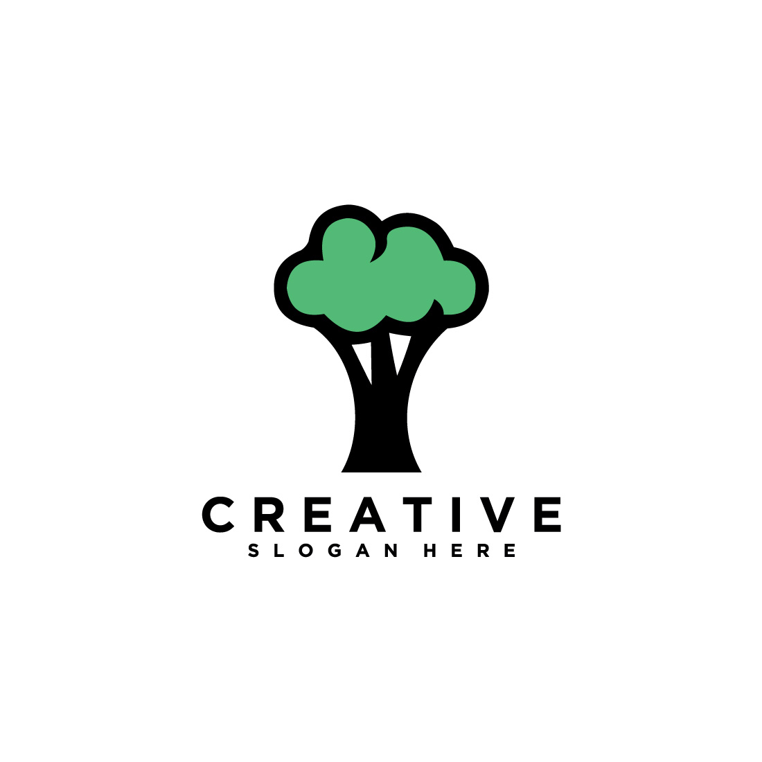 tree nature logo preview image.