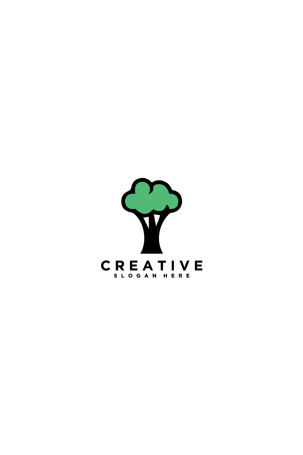 tree nature logo pinterest preview image.