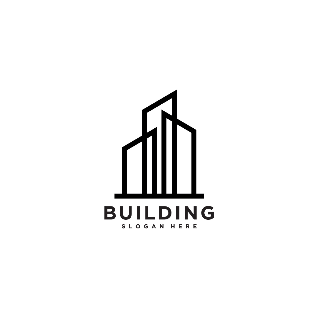 building logo vector preview image.