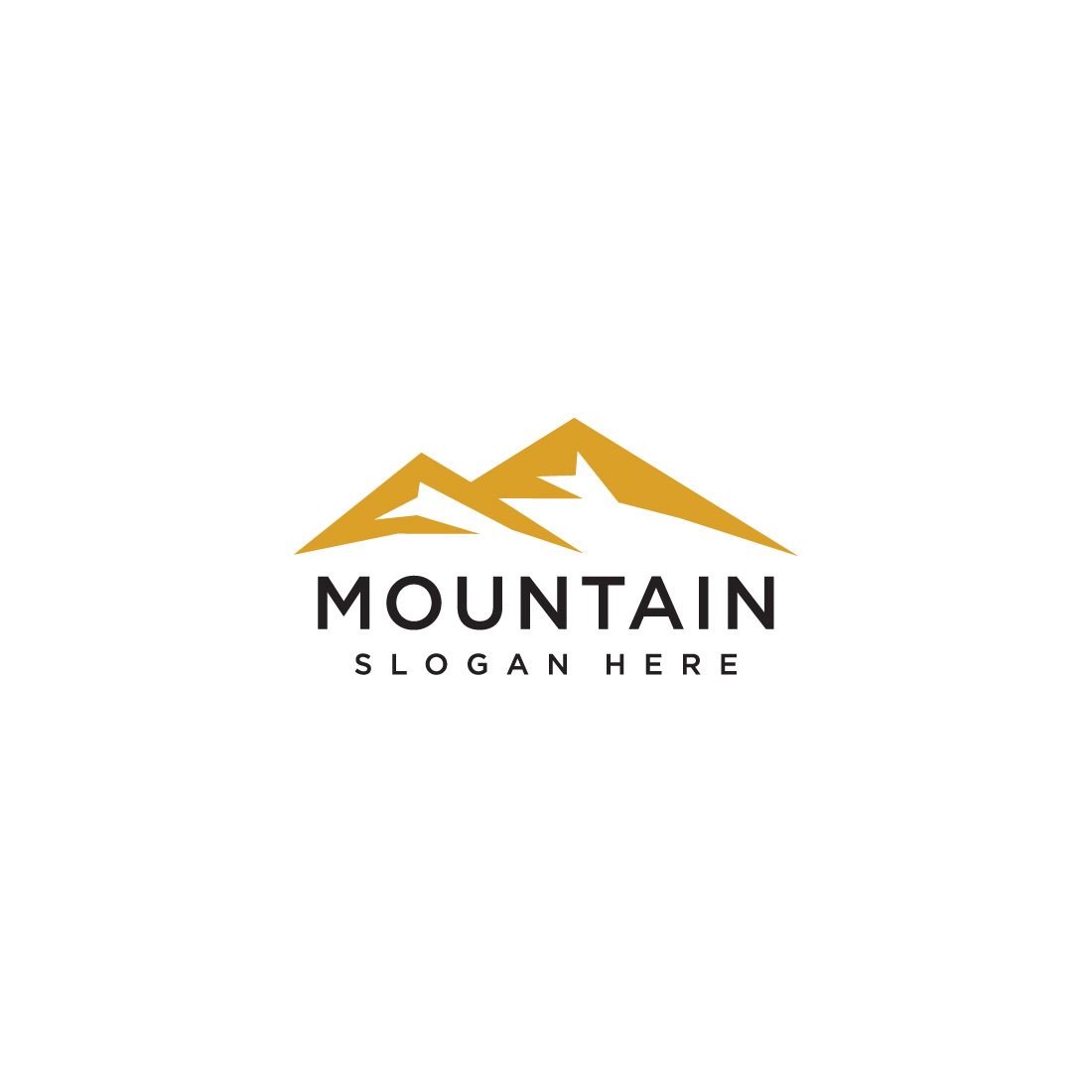 mountain logo vector design template cover image.