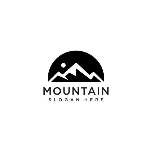 mountain logo vector design template cover image.