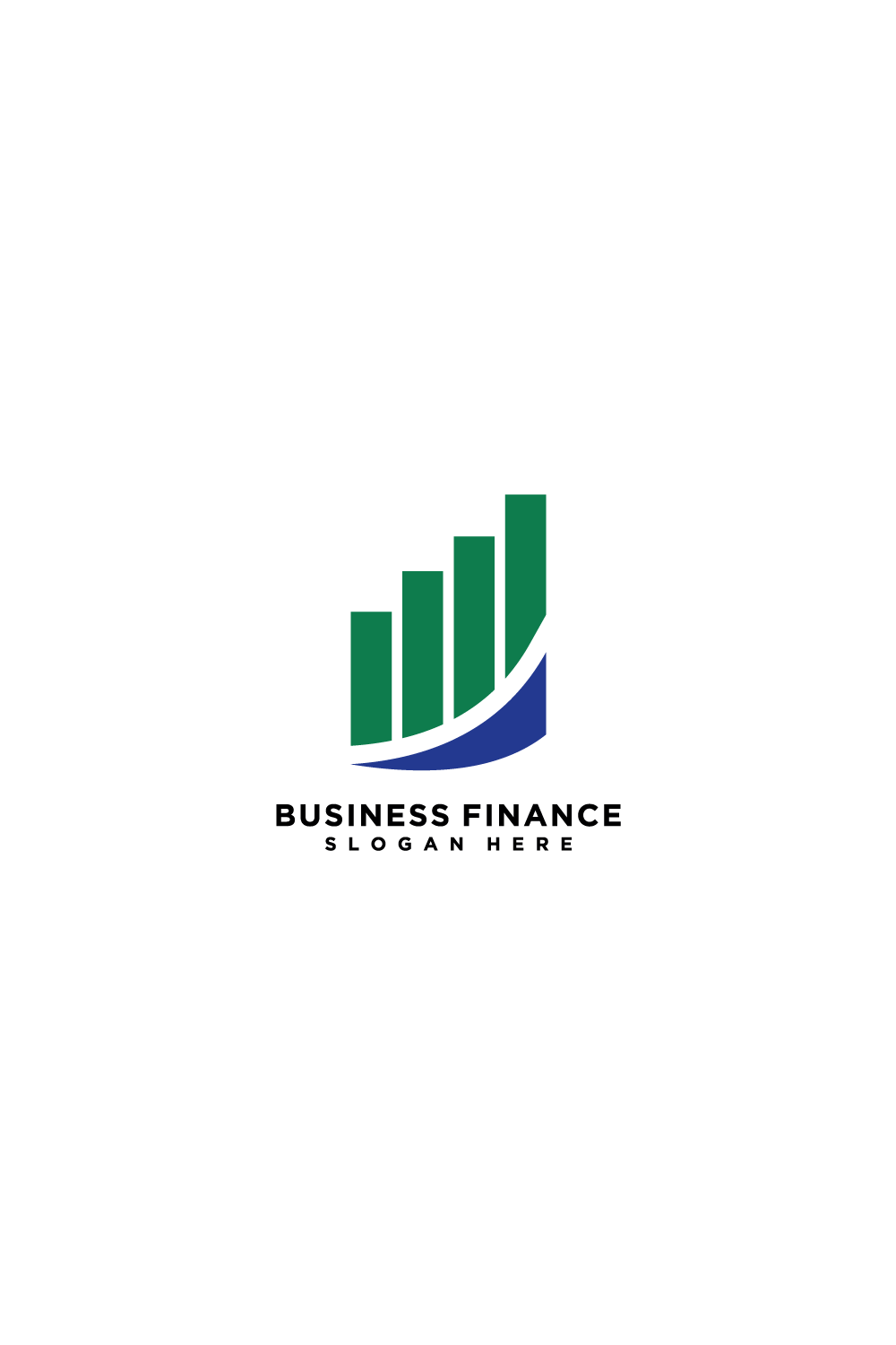 Business Finance Logo template vector icon design pinterest preview image.