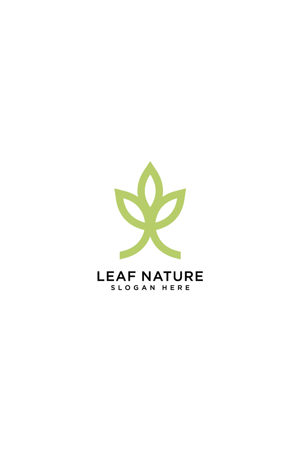leaf nature vector design template pinterest preview image.