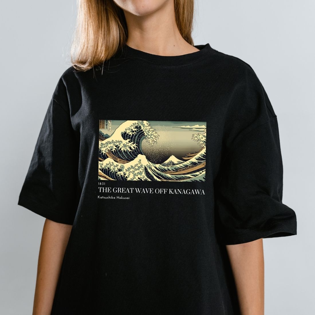 Iconic The Great Wave Design preview image.