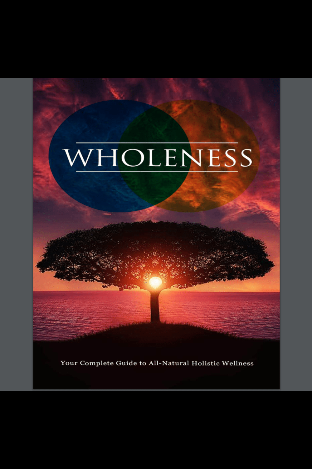 Your Complete Guide To All Natural Holistic Wellness Ebook pinterest preview image.