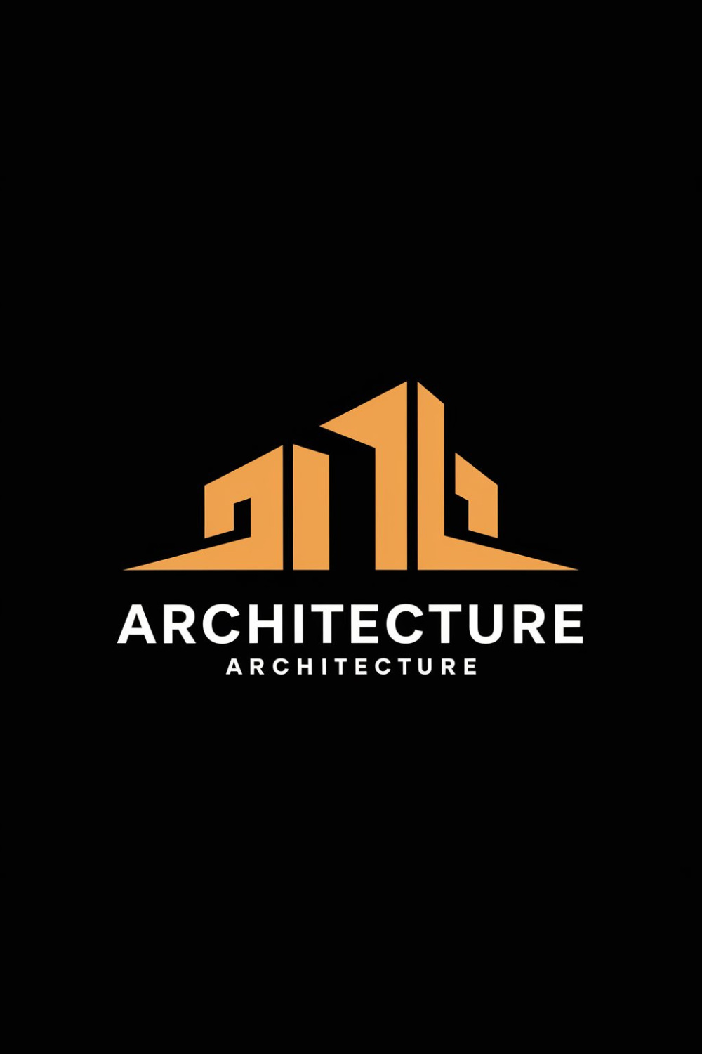 Architecture Logo Design pinterest preview image.
