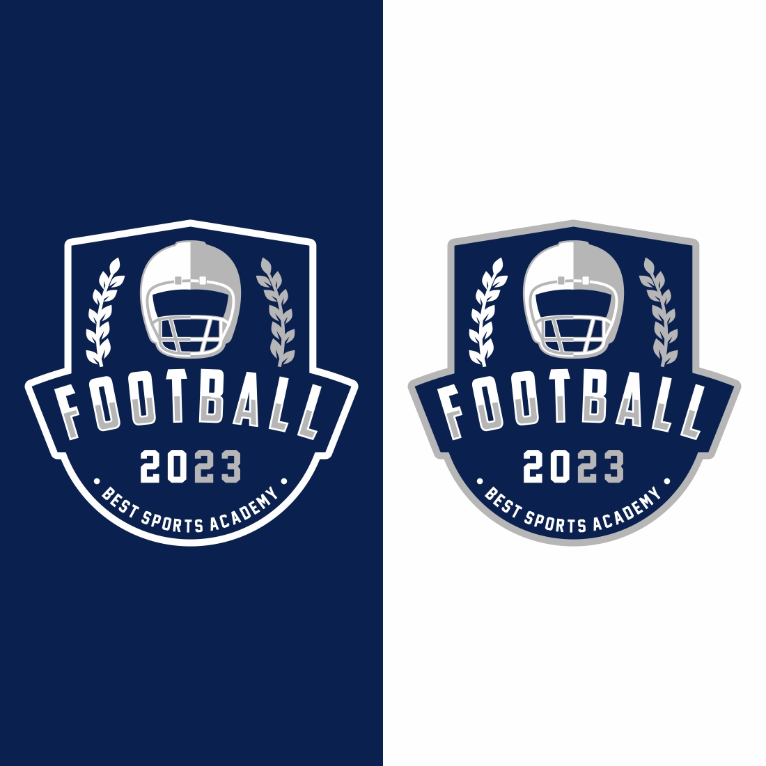American Football Sports Logo And Badge – Only $7 preview image.