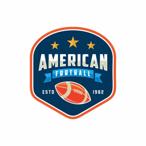 American Football Sports logo and badge – Only $7 cover image.