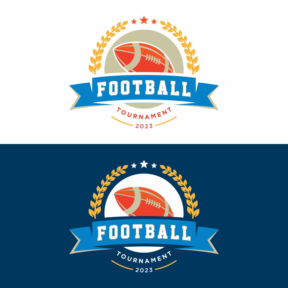 American Football Sports Logo And Badge – Only $7 preview image.