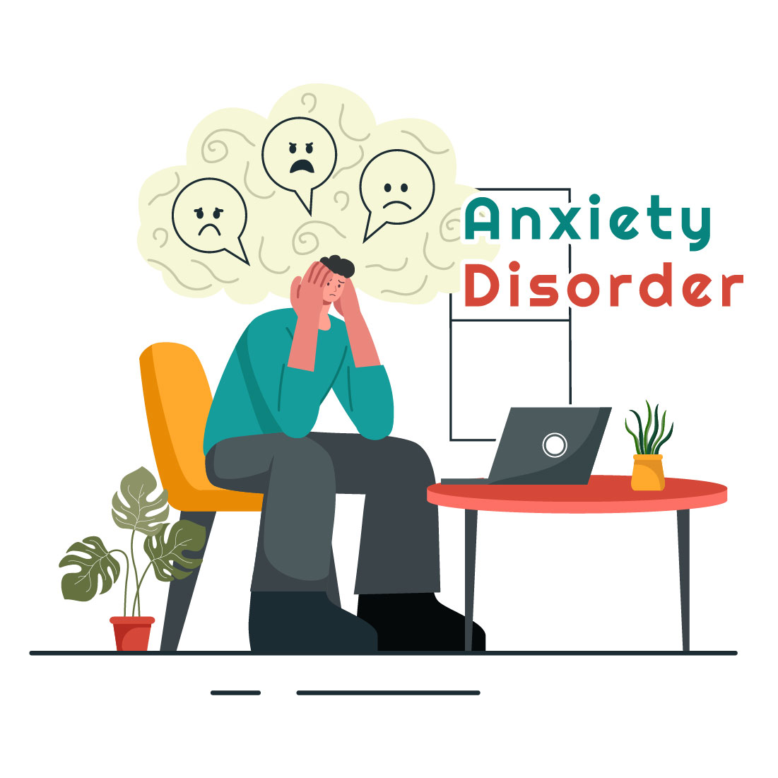 9 Anxiety Disorder Illustration cover image.