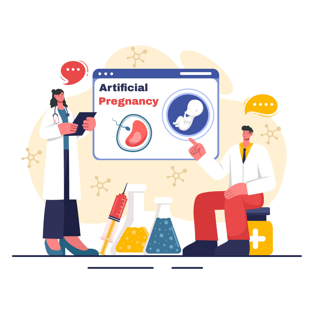 9 Artificial Pregnancy Illustration preview image.