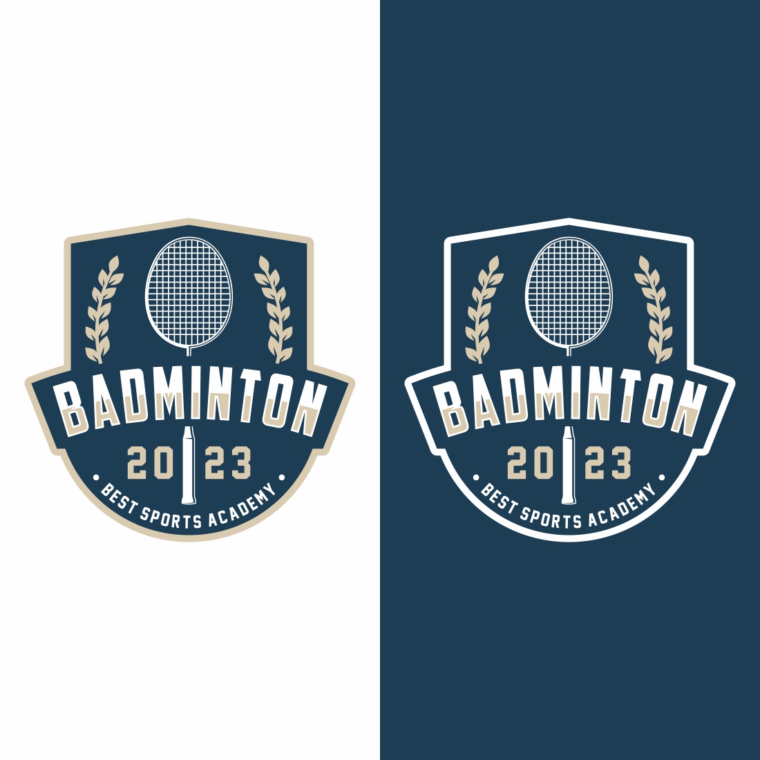 Badminton Logo Design Vector – Only $7 cover image.