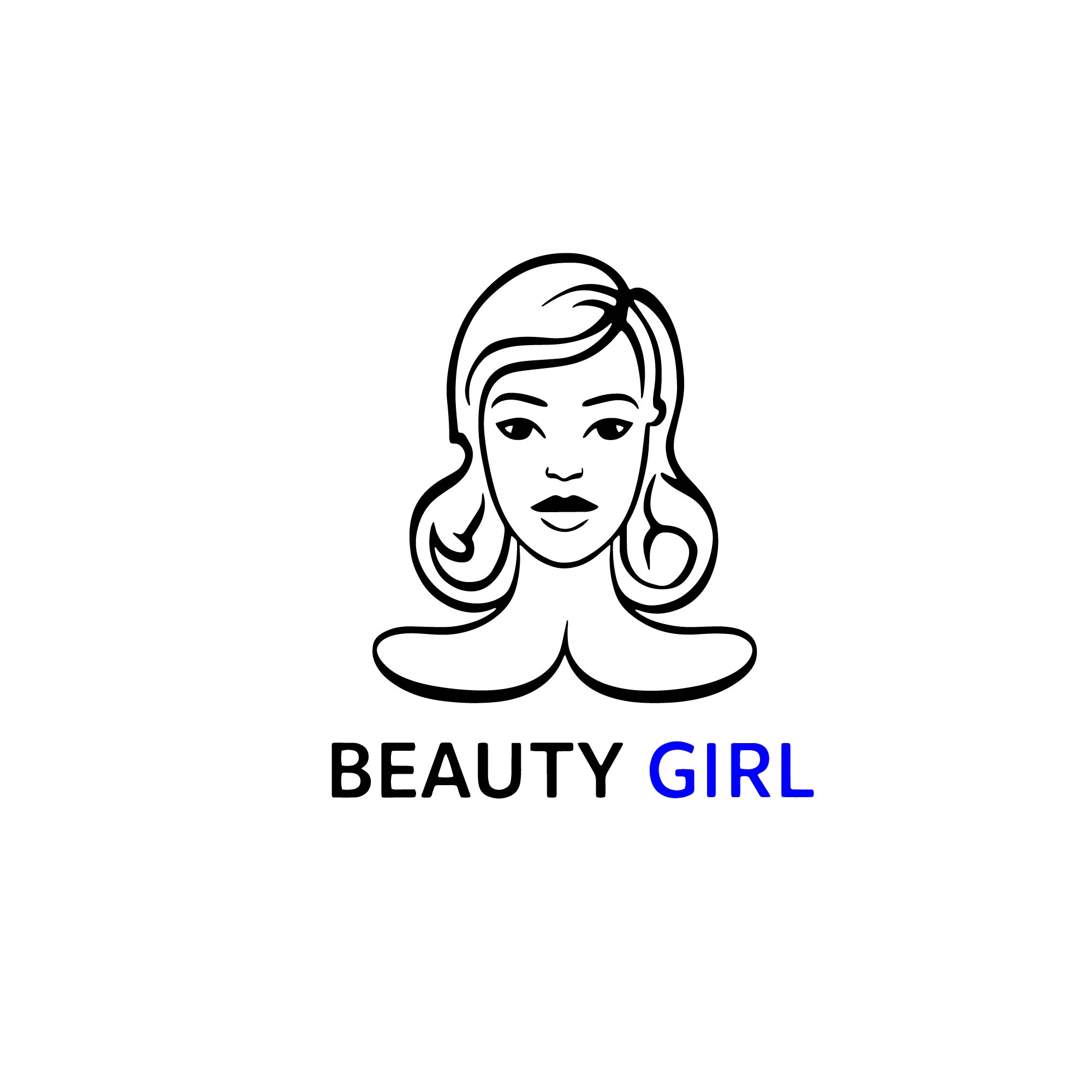 beauty girl logo design 4 21