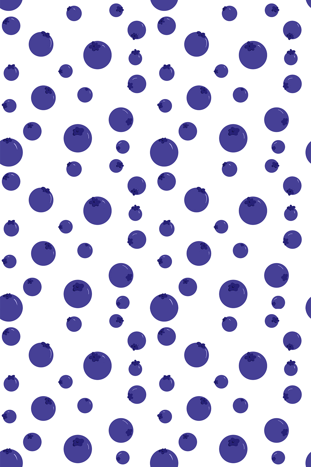 Pattern: seamless pattern; blueberry pattern seamless; kids bedroom design; wallpaper; room wallpaper wall sticker; beautiful backgrounds etc pinterest preview image.
