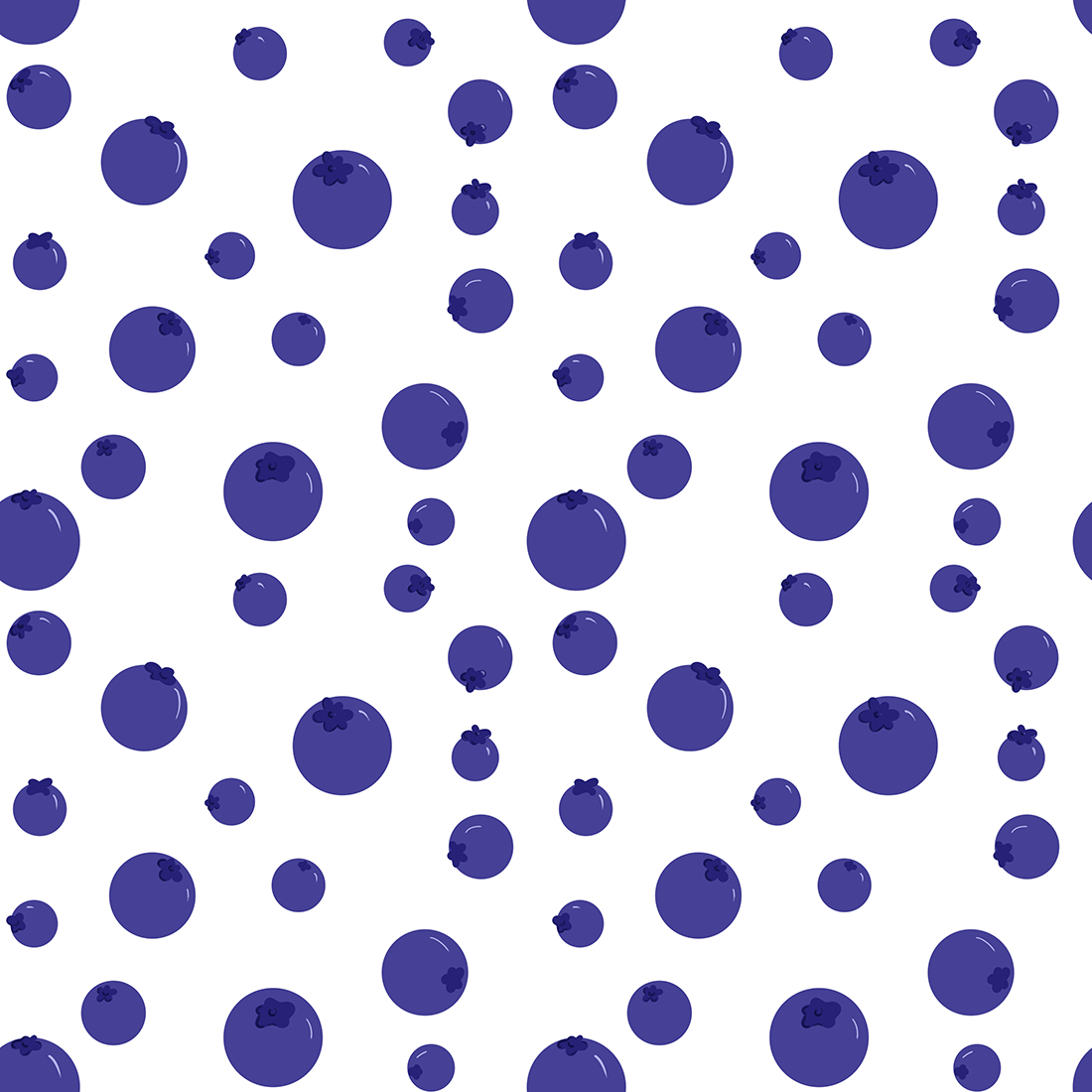 Pattern: seamless pattern; blueberry pattern seamless; kids bedroom design; wallpaper; room wallpaper wall sticker; beautiful backgrounds etc preview image.
