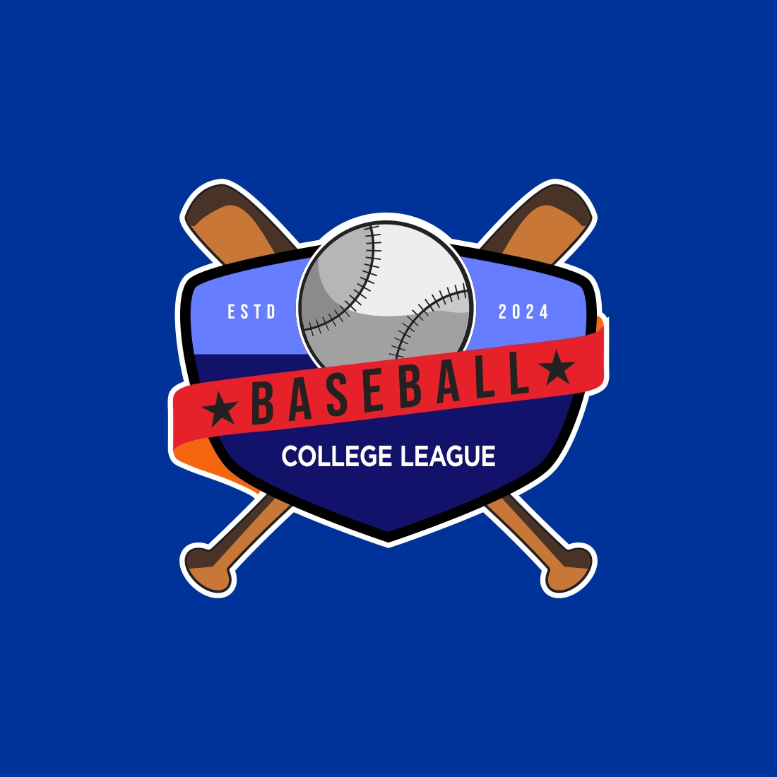 Modern professional baseball template logo design for baseball club cover image.
