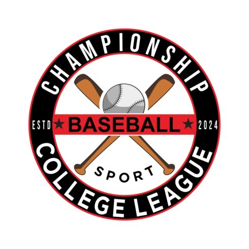 Baseball Softball Team Club Academy Championship Logo Template Vector cover image.