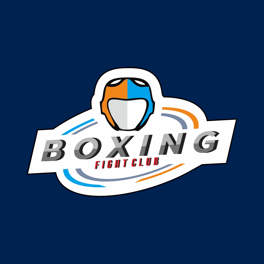 boxing logo vintage style Perfect for boxing sports preview image.