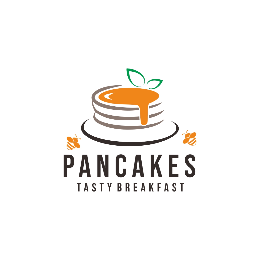 Stack of pancakes with Illustrations in several colors cover image.