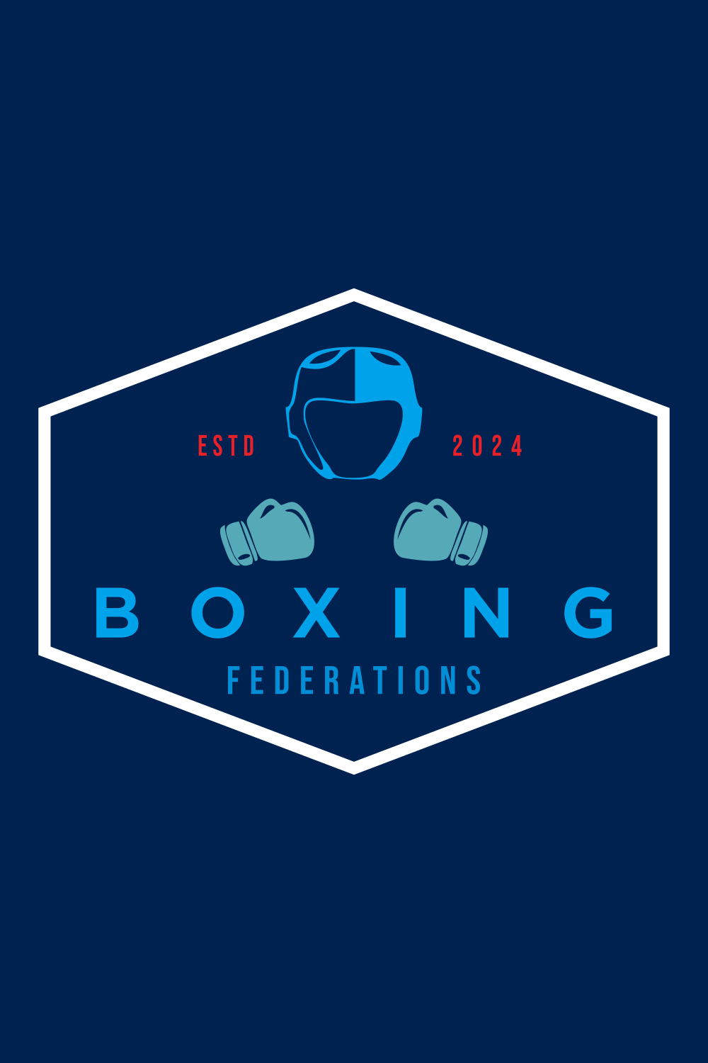 Boxing logo template vector Boxing logo concept pinterest preview image.