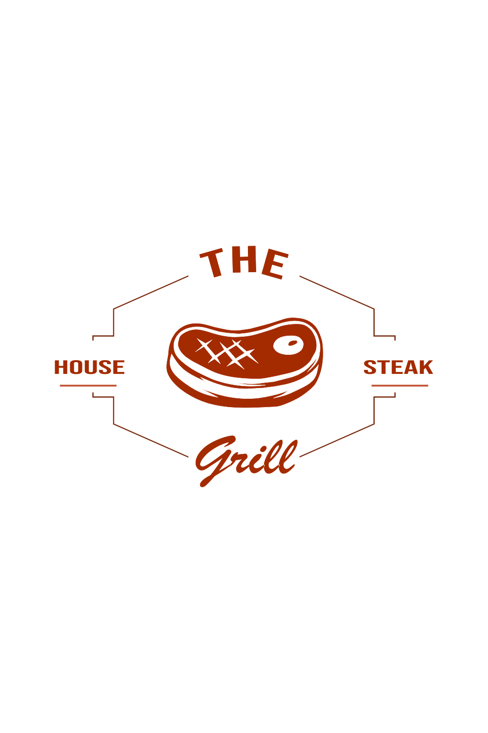 Steak comes from beef steak, which means a piece of meat logo pinterest preview image.