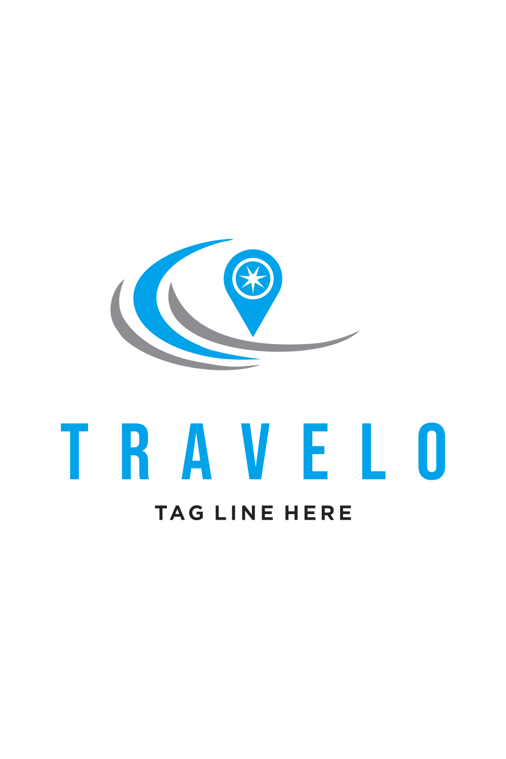 Travel Agency Logo Vector and Travel symbol logo template Logo Vector icon pinterest preview image.