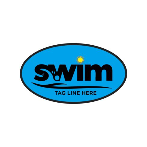 Swimming logo vector design template LETTER, ocean, swimming pool, sport, championship Icon symbol cover image.